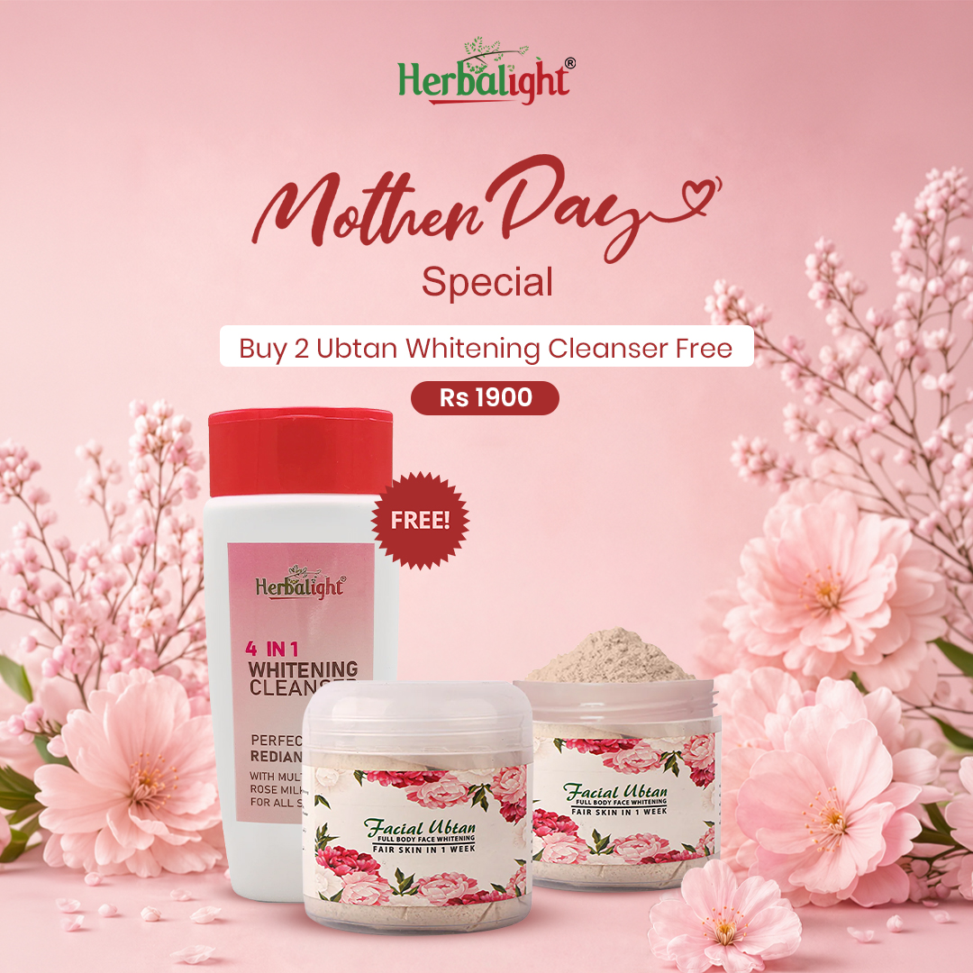 Buy 2 ubtan and get whitening cleanser free