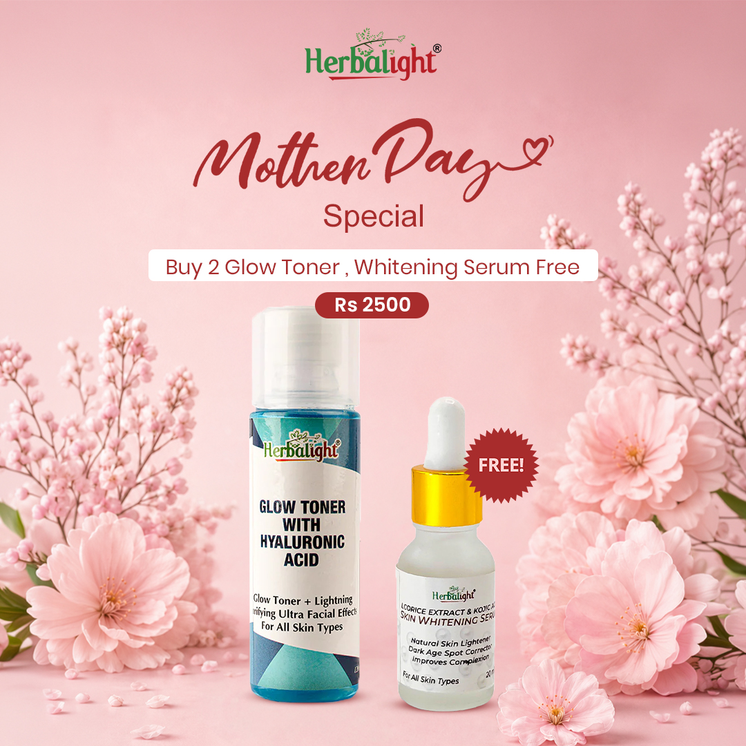 buy 2 glow toner and get whitening serum free