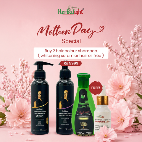 buy 2 hair colour shampoo ( whitening serum or hair oil free )