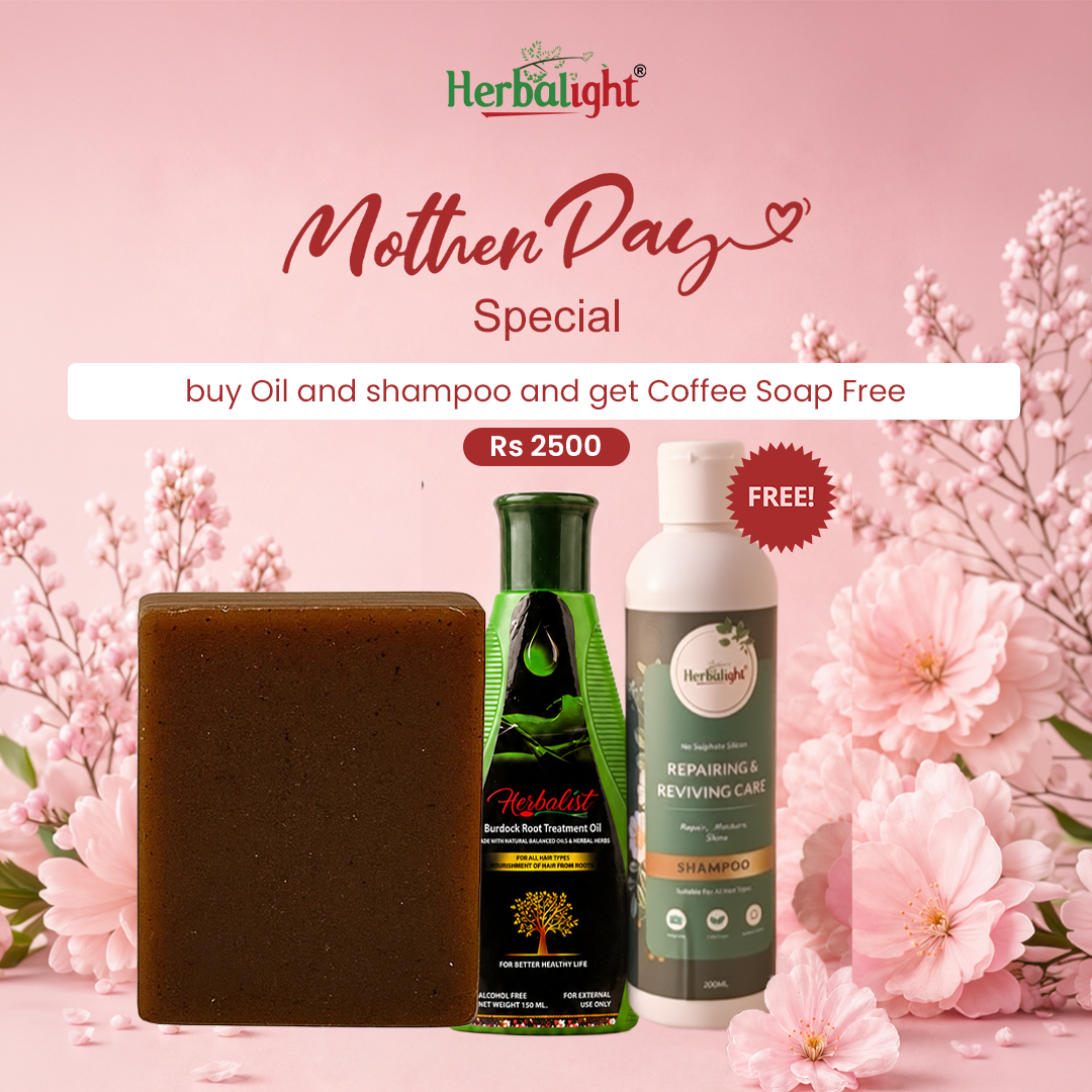 Buy Oil and Shampoo & Get Coffee Soap Free