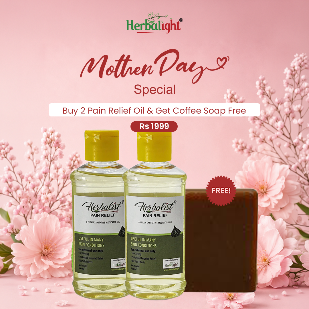 Buy 2 Pain Relief Oil & Get Coffee Soap Free