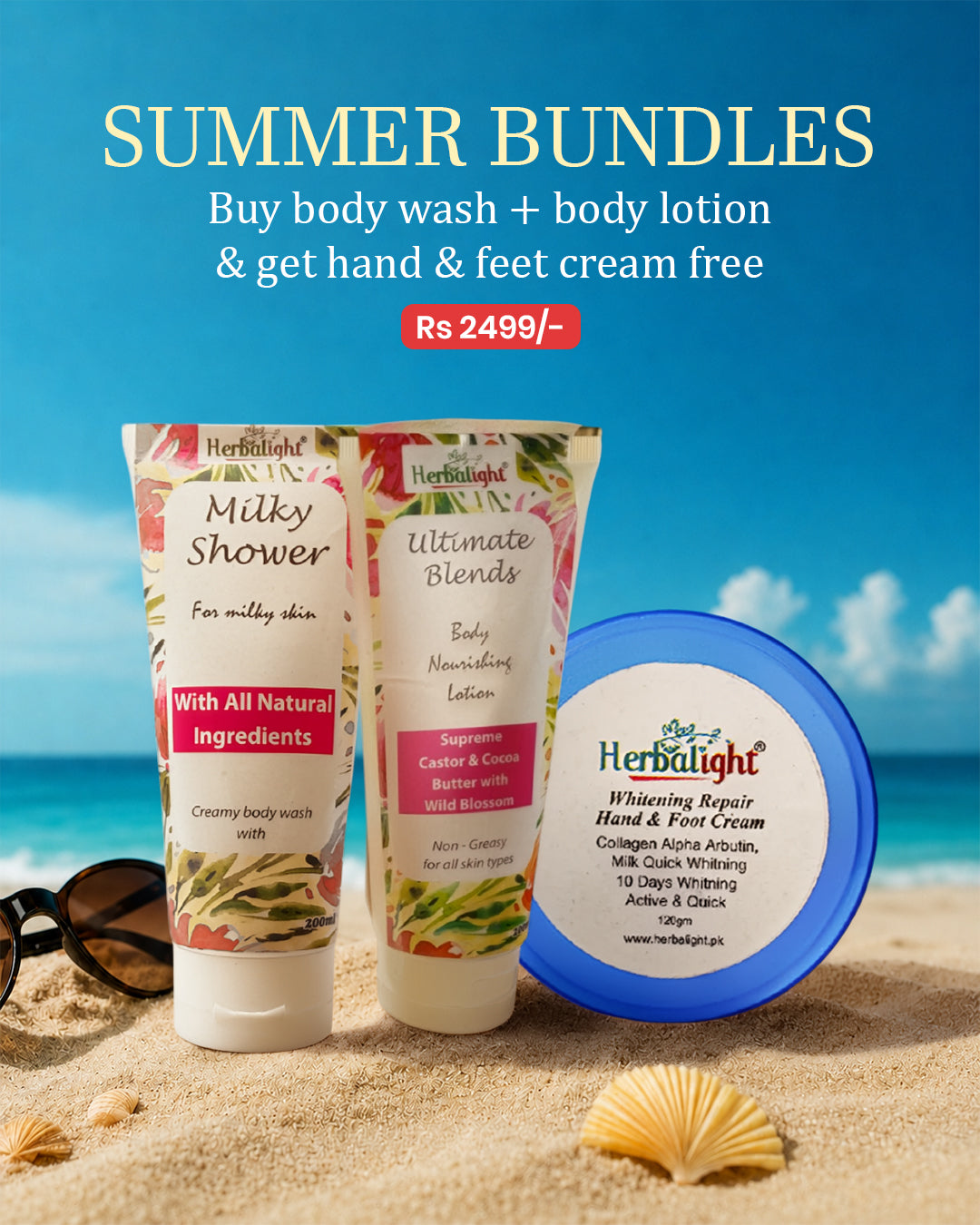 buy body wash + body lotion & get hand & feet cream free