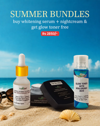 ⁠buy whitening serum + nightcream & get glow toner free