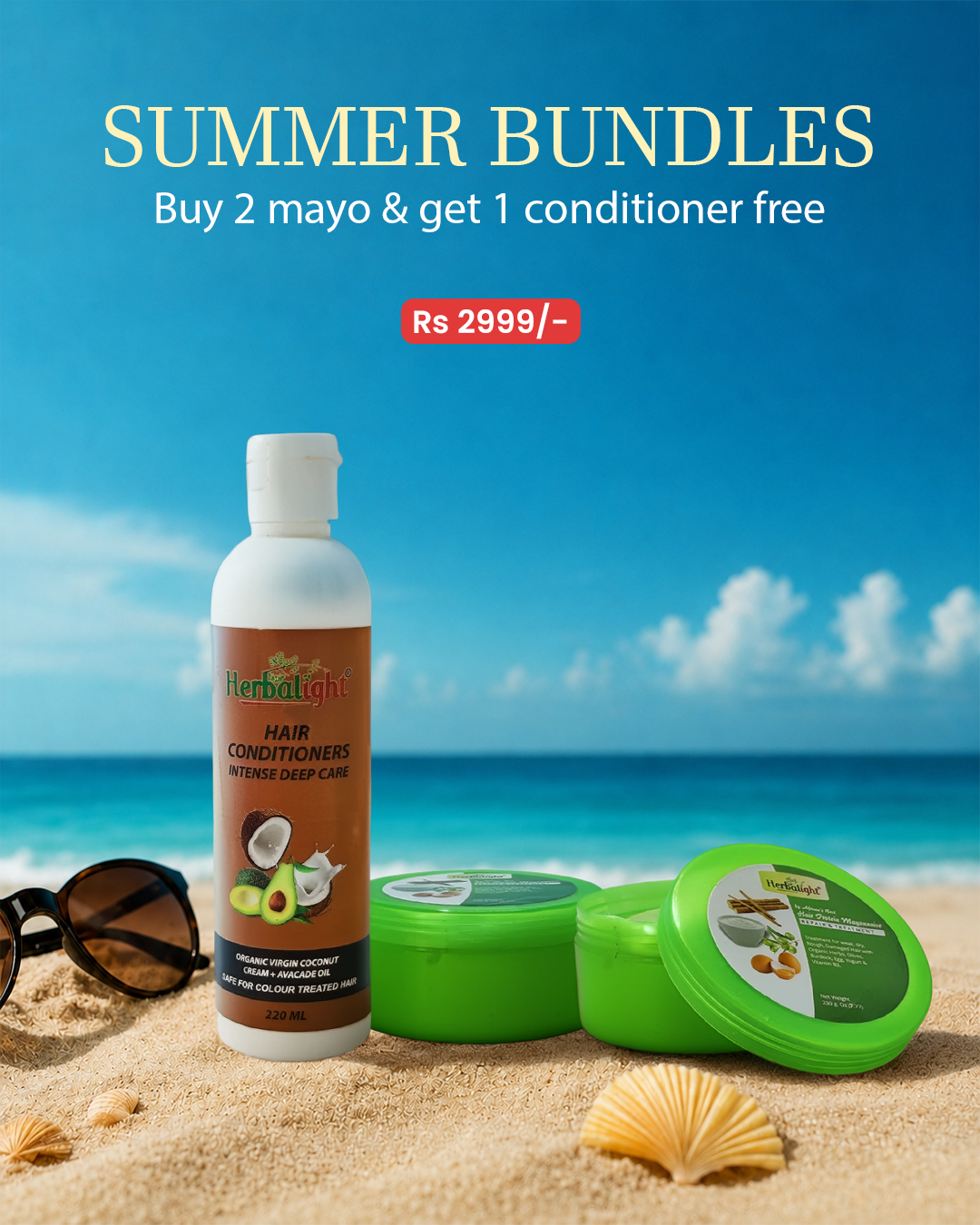 buy 2 mayo & get 1 conditioner free