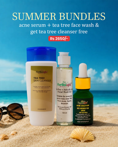 buy acne serum + tea tree face wash & get tea tree cleanser free