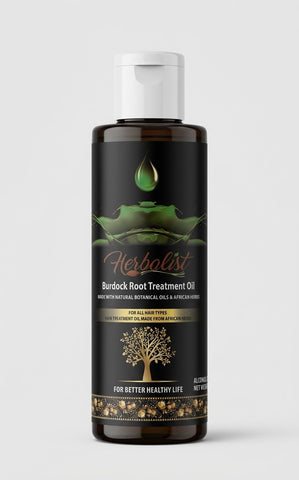 HERBALIGHT BURDOCK ROOT HAIR TREATMENT OIL