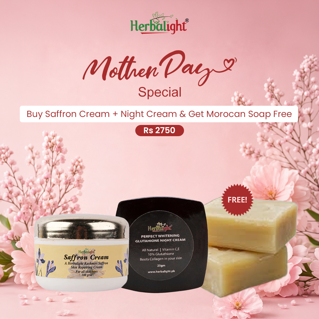 Buy Saffron Cream + Night Cream & Get Morocan Soap Free