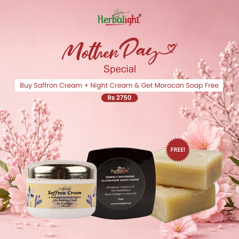 Buy Saffron Cream + Night Cream & Get Morocan Soap Free