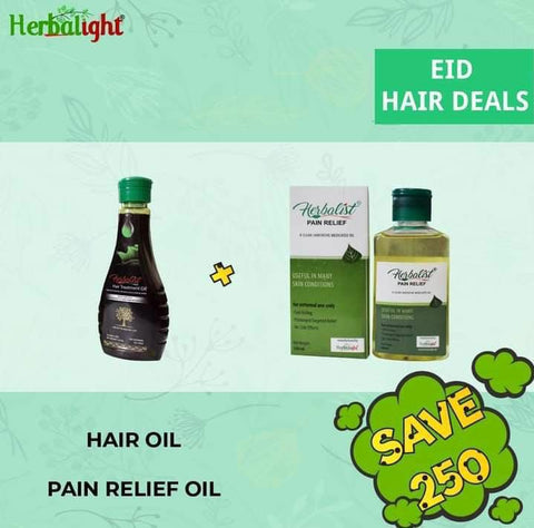 Hair Oil + Pain Relief Oil