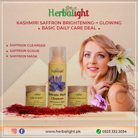 Kashmiri Saffron Brightening + Glowing